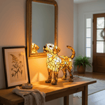 Lámpara vitral Labrador Transparente decoración hogar Glow - Madrid.com