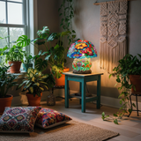 Lámpara de hongo esmerilado