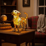Lámpara vitral Labrador Transparente decoración hogar Glow - Madrid.com