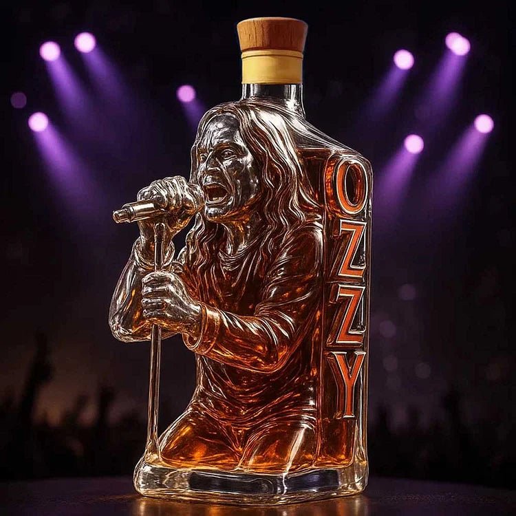 Lámpara vitral 2025 Ozzy Osbourne Gira Final Memorial de Whisky decoración hogar Glow - Madrid.com