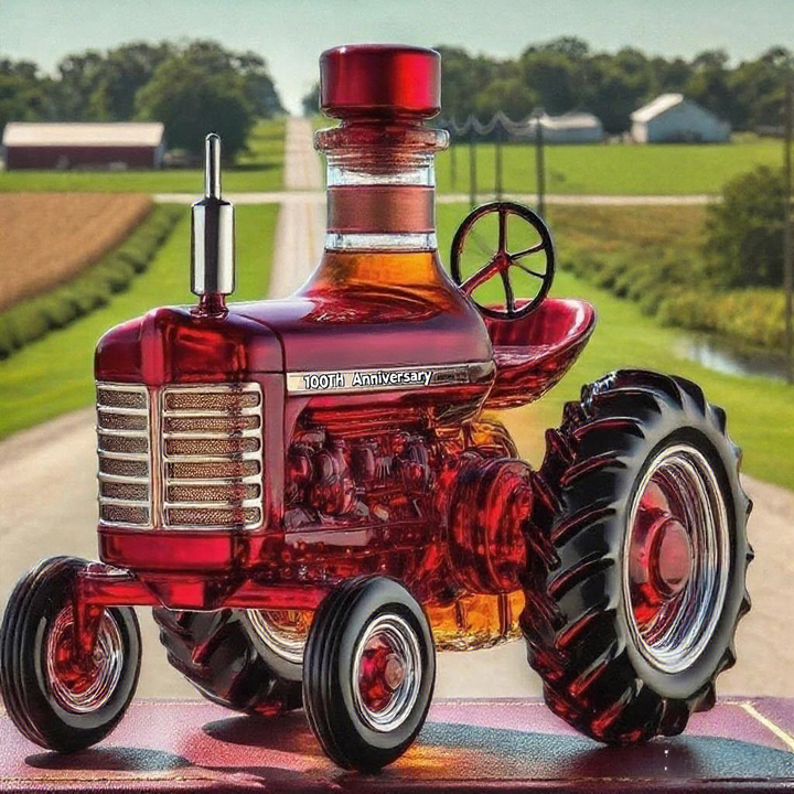 Lámpara vitral 100 AÑOS FARMALL Whisky Boca decoración hogar Glow - Madrid.com