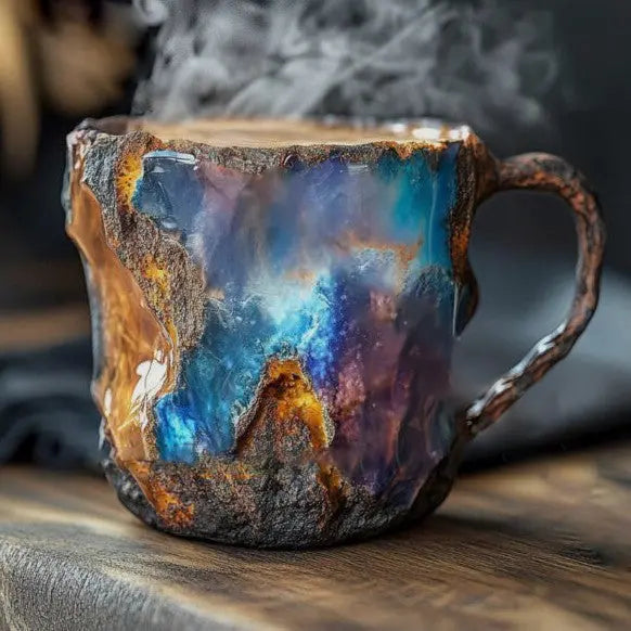 Tazas de Café de Mineral Infundido con Cristales