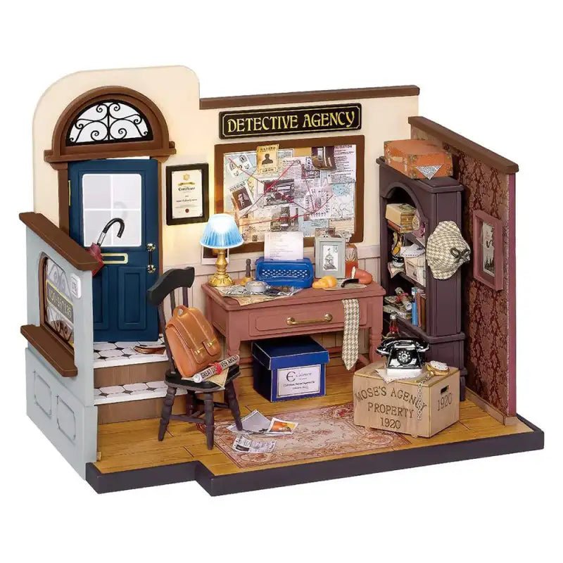 Lámpara vitral Agencia de Detectives Miniatura de Mose decoración hogar Glow - Madrid.com